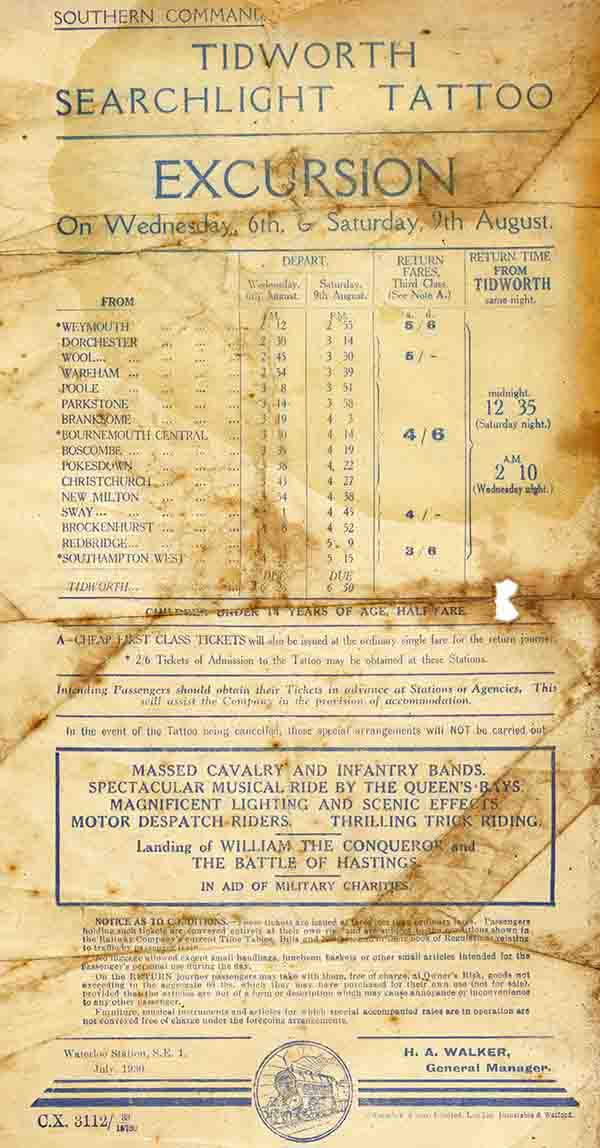 Tidworth poster